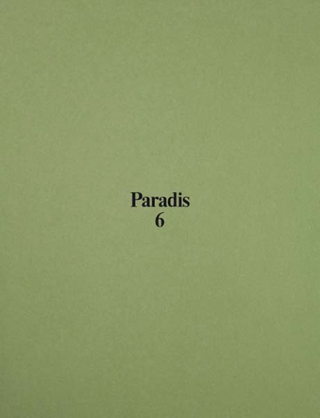 Paradis issue No. 6